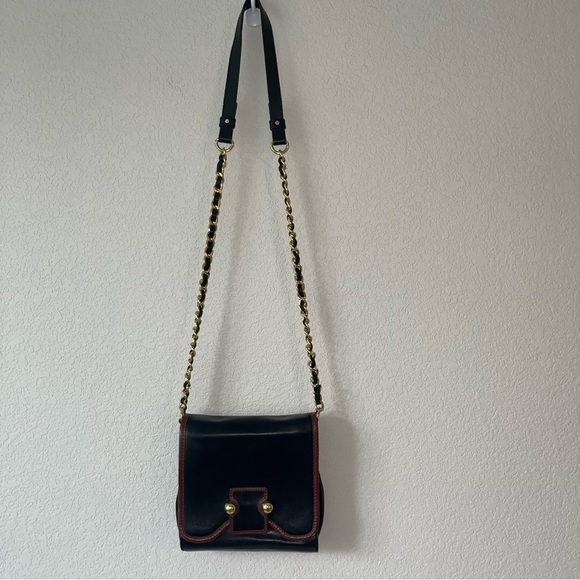 Botkier Lucy Black and Brown Leather Women's Crossbody Bag - Picture 8 of 8